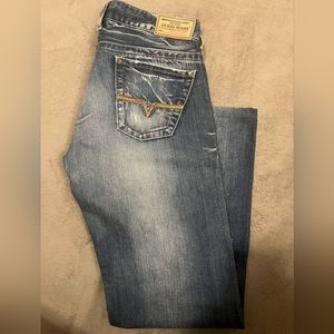 Guess Jeans Mens Rebel Boot Cut Jeans 31W 30L